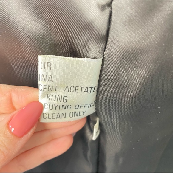 Real fur brown winter Coat Jacket large rabbit women’s - Picture 8 of 12